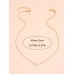 Wander + Pray Heart Shape Gold Plated Stainless Steel Pendant Necklace – Stylish and Durable Jewelry for Women